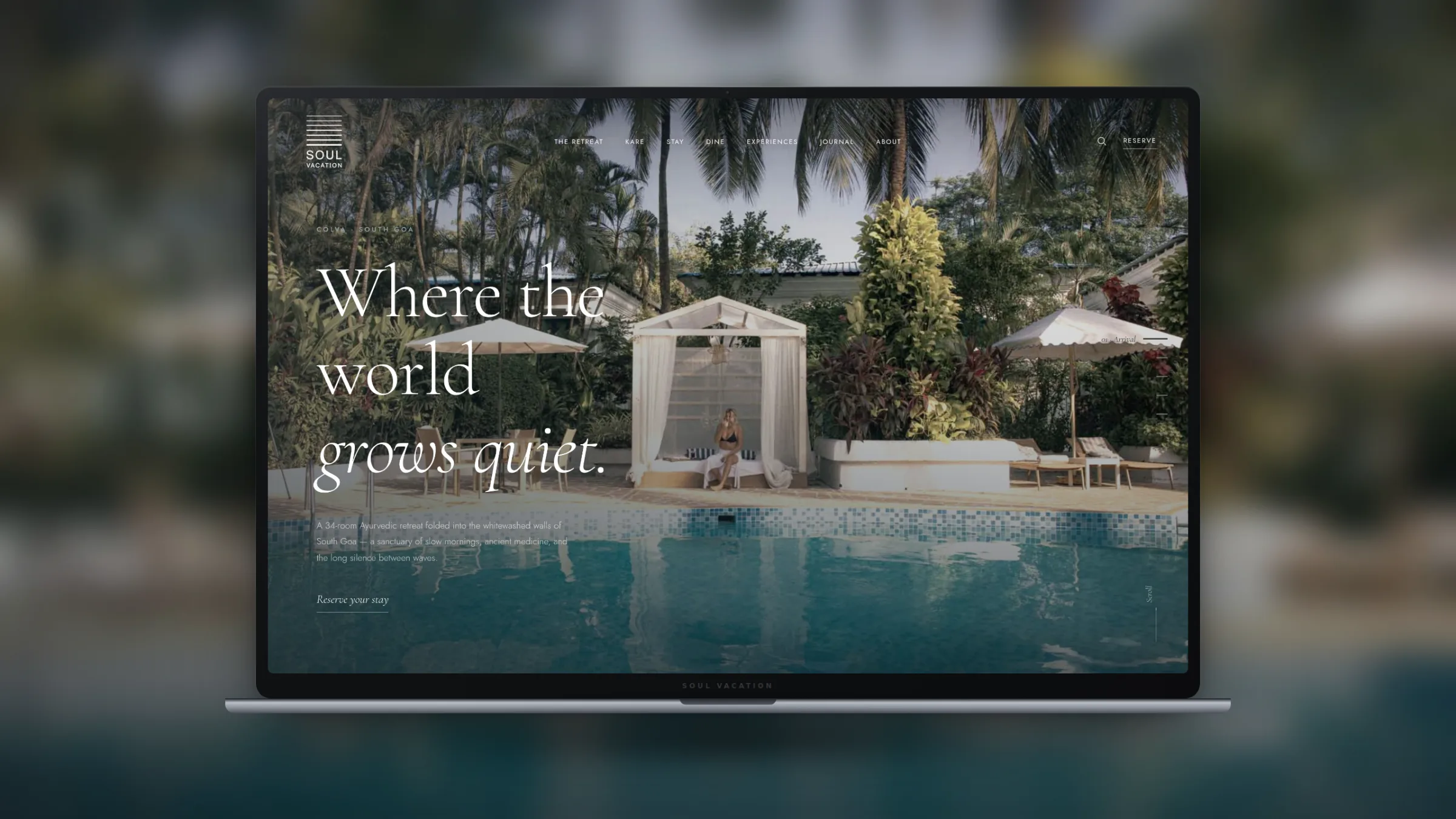 Soul Vacation — Custom WordPress Theme