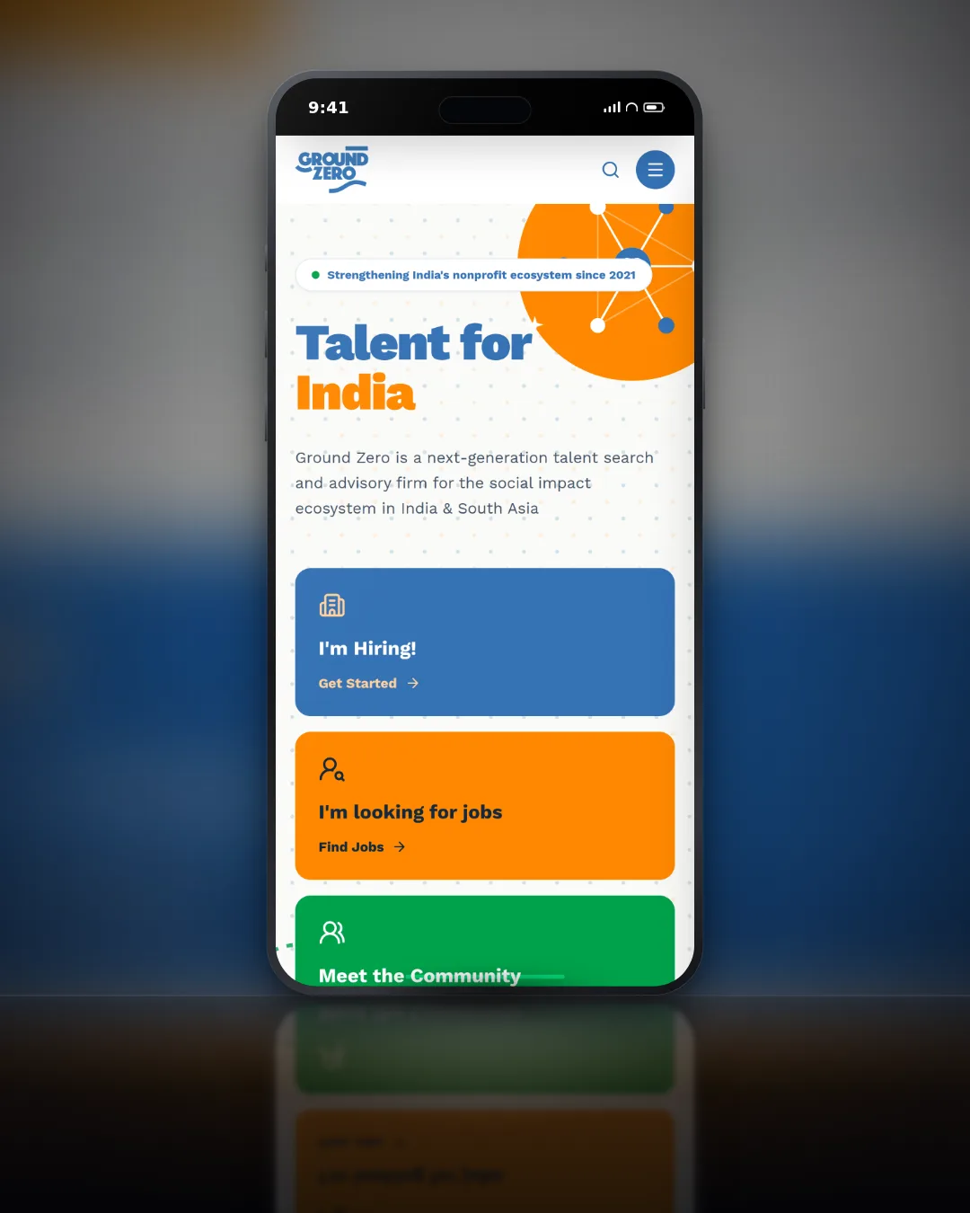 Ground Zero - Talent Search Platform